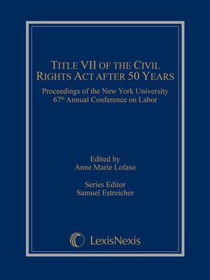 cover image of Title VII of the Civil Rights Act After 50 Years
